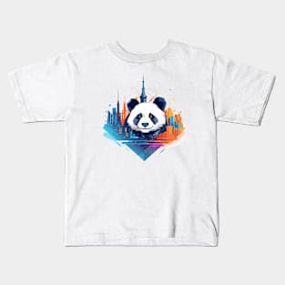 Giant Panda Animal Beauty Nature Wildlife Discovery Kids T-Shirt